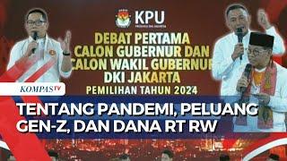 FULL Dharma dan Pramono Jawab RK Soal Pandemi dan PHK pada Gen-Z Debat Perdana Pilkada Jakarta