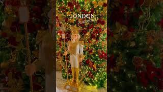 Its time to start Christmas. Harrods in London.