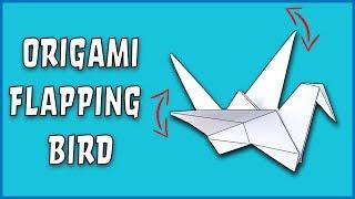 How To Make an Origami Flapping Bird - EASY step by step