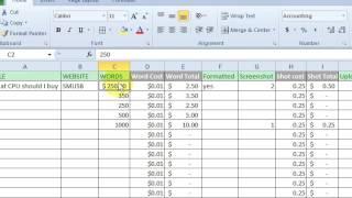 Basic Excel Formulas - Add Subtract Divide Multiply