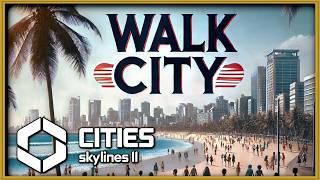 Exploring New Mods and Beach Zones in Walk City - Cities Skylines 2