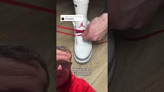 How To Lace Air Jordan 3 