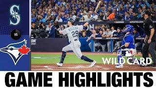 Mariners vs. Blue Jays Wild Card Game 1 Highlights 10722  MLB Postseason Highlights