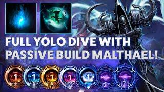 Malthael Tormented Souls - FULL YOLO DIVE WITH PASSIVE BUILD MALTHAEL - Bronze 2 Grandmaster S1 202