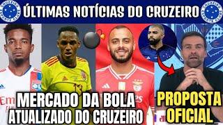 CRUZEIRO MALUCO  PILHADO CRAVA PROPOSTA OFICIAL POR GABIGOL THIAGO MENDESMINA E ARTHUR CABRAL.