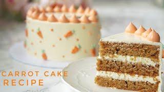 Incredibly Moist and Simple Carrot Cake 2 Recipes for Cream Cheese Frosting