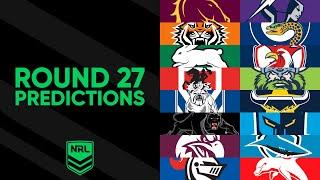 NRL Round 27 Predictions 2024