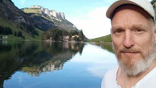 Wanderung mit Aufstieg zum Seealpsee in der Schweiz 100% Ziegen Almchäs und Abstieg Eindrücke