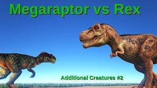 Megaraptor vs Rex Bison vs Rhino - Additional Creatures #2  Cantex