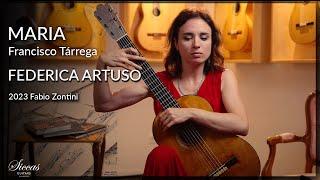 Federica Artuso plays Maria by Francisco Tarrega on a Fabio Zontini Guitar