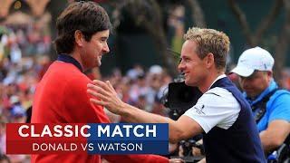 Luke Donald vs Bubba Watson  Extended Highlights  2012 Ryder Cup