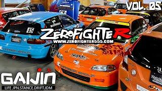 OSAKA JDM СЕРВИС ПО CIVIC - ZEROFIGHTER. ROCKET BUNNY. МУЗЕЙ NISSAN. GAIJIN 7 VOL.05