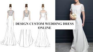 This is How I Designed my Custom Wedding Dress Online with Dressarte  Sustainable Wedding Dress