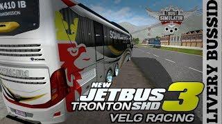 Livery bussid JB3 SHD Tronton Velg Racing cvt by WSP Mods  BUSSID