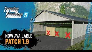 Farming Simulator 22 Patch 1.9 Feature - Bale Storage