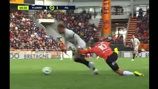 NEYMAR SKILLS  vs FC LORIENT