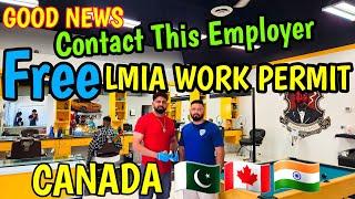 Get Free LMIA Work Permit From Canadian Employer For Barbers & Labour Class  Manqoosh Khan VLOGS