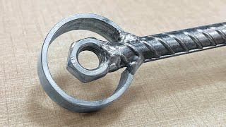 the discovery of an iron bending tool that is rarely known by welders DIY Metal tools