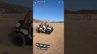 Lexi and Andrew on an ATV