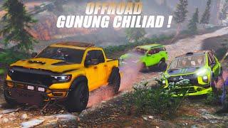 OFFROAD CUACA HUJAN KE GUNUNG TERTINGGI+CERITA HORROR - GTA V ROLEPLAY