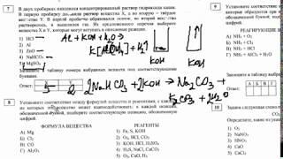 ЕГЭ по химии статград март вариант 2