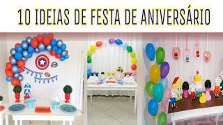 10 Ideias de Festa Infantil Simples e lindas