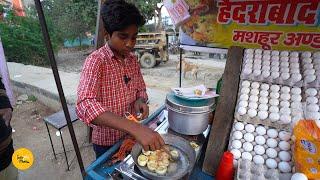 Small Boy Selling Boiled Egg Fry Rs. 60- Only #mainpurifood #shorts