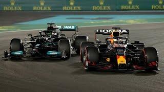 Max Verstappen overtakes Lewis Hamilton on last lap in Abu Dhabi Grand Prix