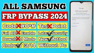 2024 all Samsung Frp UnlockBypass Android 1314 With Tool  No Code *#0*# - No Test Point