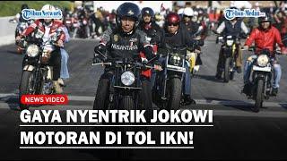 Gaya Nyentrik Jokowi Motoran Bareng Artis-Influencer di IKN Atta hingga Raffi Ahmad