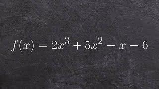 Determine all of the possible rational zeros of a polynomial