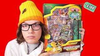 Opening a $100.00 Pokemon Charizard Generations Premium Box