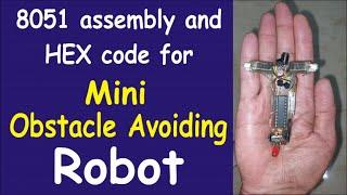 Code for mini obstacle avoiding robot