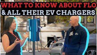 Charging Chat w FLO At ACT Expo - Walkthrough Of Their Entire EV Charging Lineup