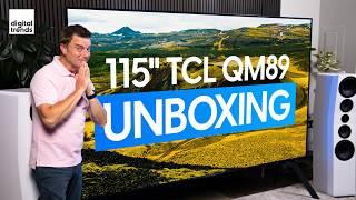 Unboxing the Biggest TV Ever  TCL 115-Inch QM8