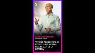 Viitorul agriculturii AI roboți & optimizare de la distanță  Achilleas Kanaris CEO Vodafone RO