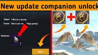 how to unlock free companion in pubg mobile lite