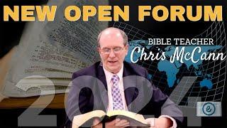 E Bible Fellowships New Open Forum Exploring Bible Questions and Answers with Chris McCann