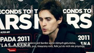 Thirty Seconds To Mars - pełen wywiad Łódźfull interview