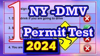 DMV Practice Test NY  2024  Practice Permit Test NY    Part 01