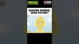 NGAPAIN NGOBROL SAMA PATUNG? #animasisekolah #dramaanimasi #fyp