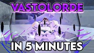 HOW TO BECOME VASTOLORDE IN 5 MINUTES Roblox Peroxide