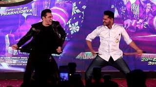 EPIC MOMENT Salman Khan & Prabhu Deva Dance Together @ Munna Badnaam Hua