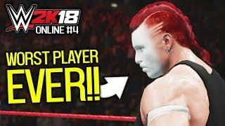 facing the *WORST* online player in WWE 2K18   WWE 2K18 Online #4