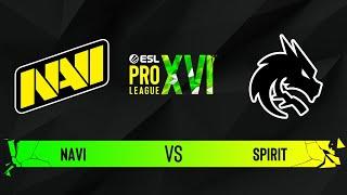 NaVi vs. Spirit - Map 2 Dust2 - ESL Pro League Season 16 - Group A