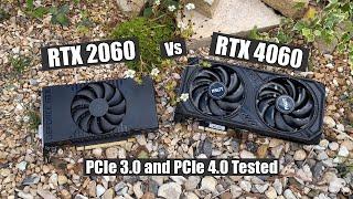 RTX 2060 vs RTX 4060 - 4 Years Difference  PCIe 3.0 & PCIe 4.0 Tested