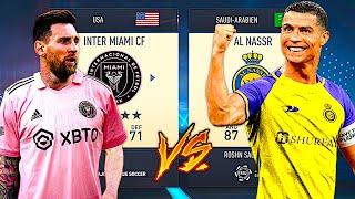 RONALDO AL NASSR GEGEN MESSI INTER MIAMI   FIFA 23 Karrieremodus Experiment