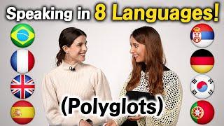 2 Polyglots Speaking in 8 Languages Keep Switching Language