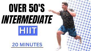 Over 50s Intermediate LOW IMPACT Full Body Hiit Cardio Workout