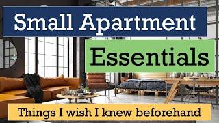 Small Apartment Essentials - Things I wish I knew I needed before moving into a small space
